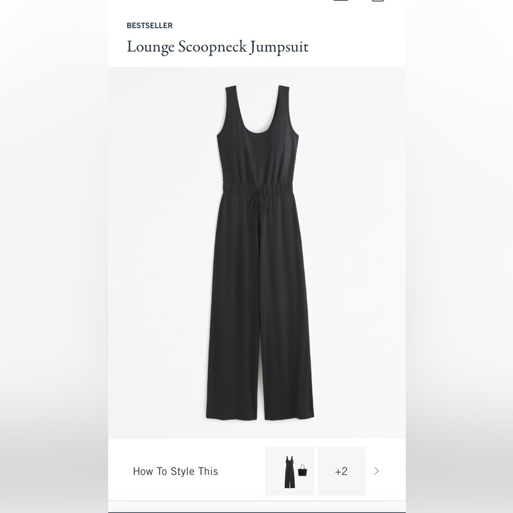 NWT- Black Abercrombie Jumpsuit